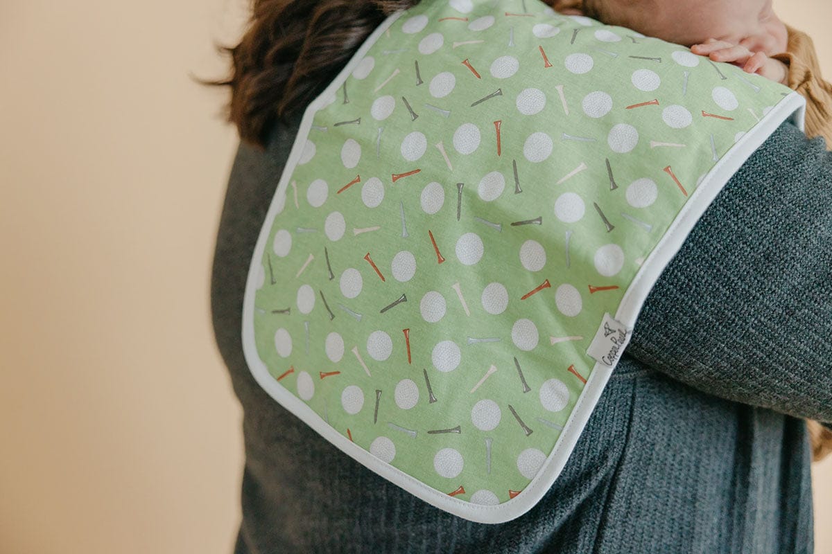 Copper Pearl Premium Burp Cloths, 3 Pack - Bogey