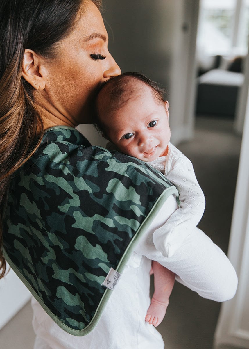 Copper Pearl Premium Burp Cloths, 3 Pack - Diesel