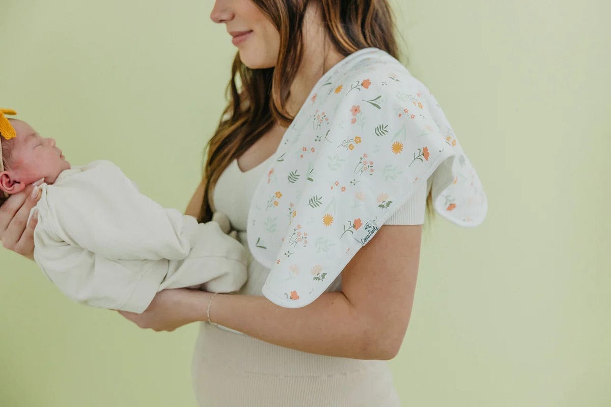 Copper Pearl Premium Burp Cloths, 3 Pack - Goosie