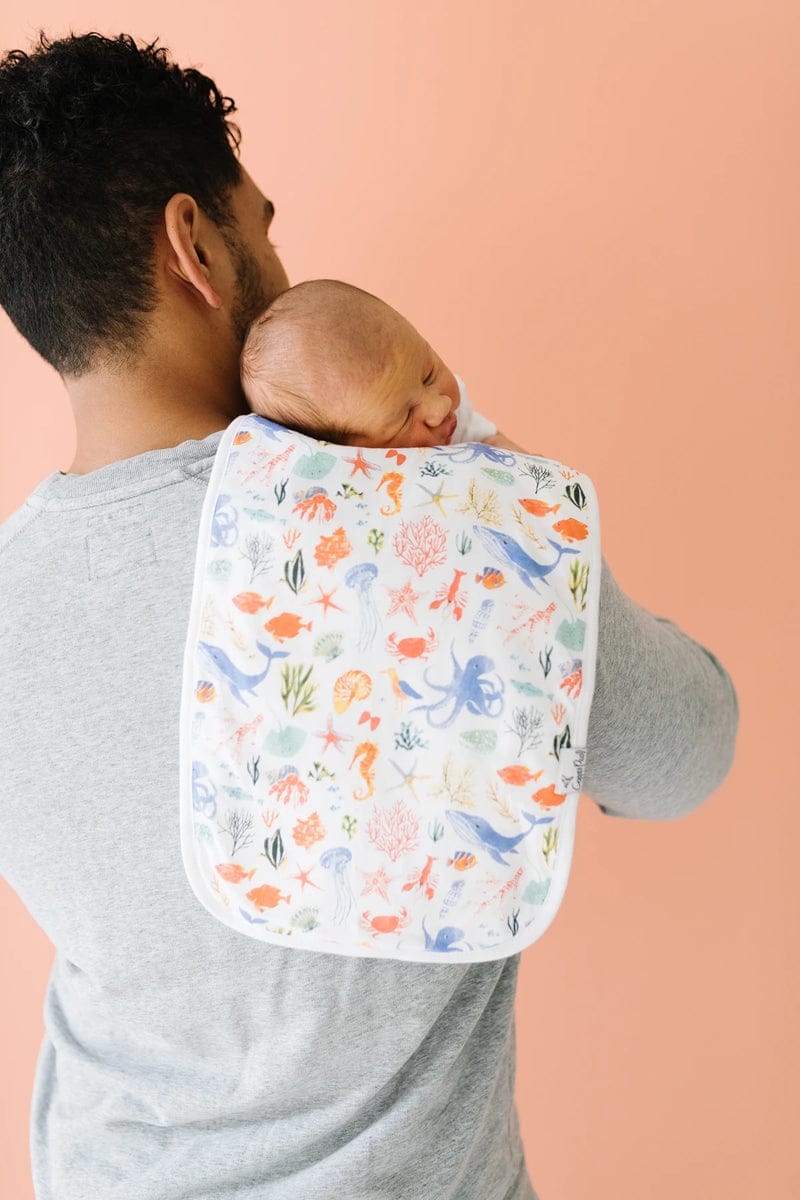 Copper Pearl Premium Burp Cloths, 3 Pack - Nautical - X002GTD9JX