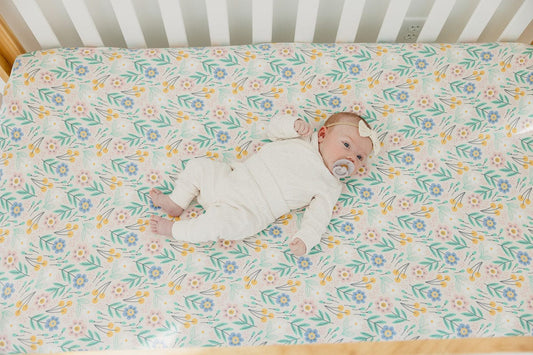 Copper Pearl Premium Fitted Crib Sheet - Clara