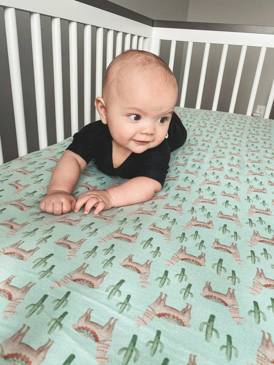 Copper Pearl Premium Fitted Crib Sheet - Cusco