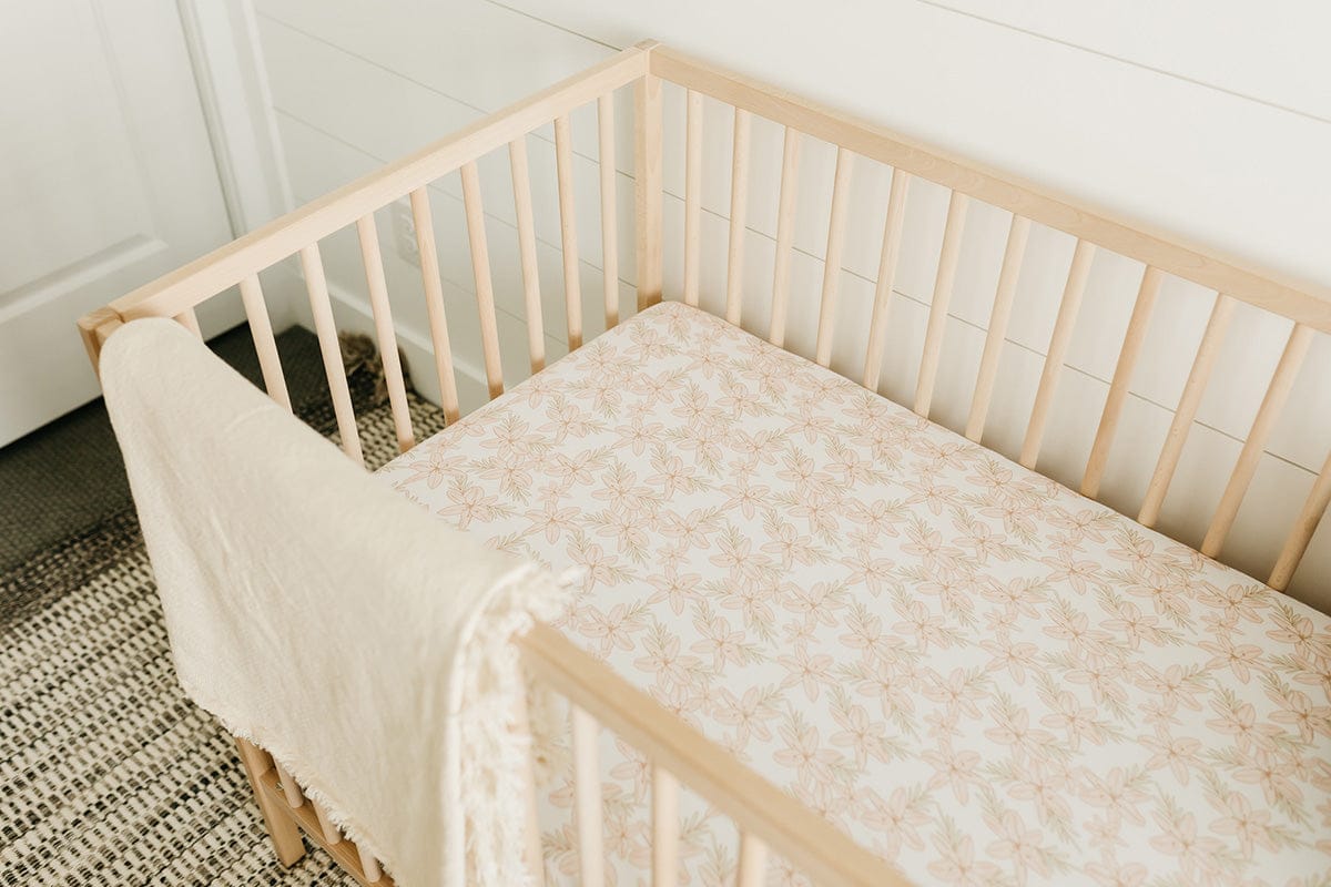 Copper Pearl Premium Fitted Crib Sheet - Kiana - X002S932TD