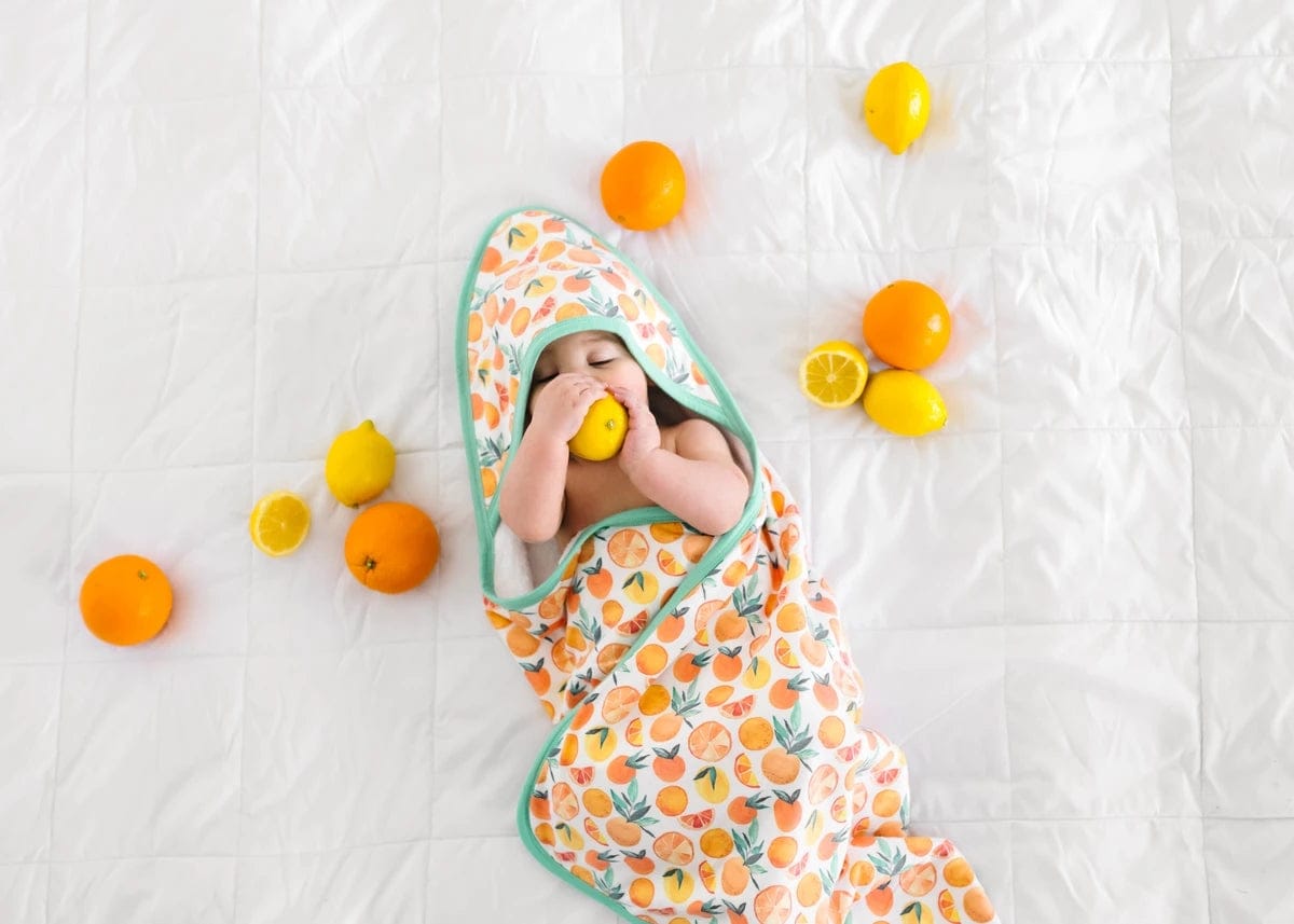 Copper Pearl Premium Hooded Towel - Citrus - X002FJ3VFB