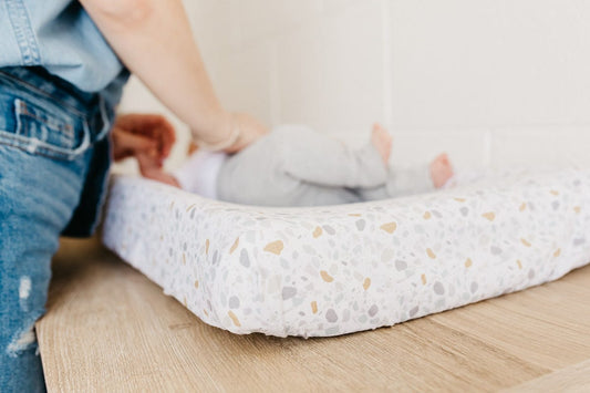 Copper Pearl Premium Knit Diaper Changing Pad Cover - Arlo