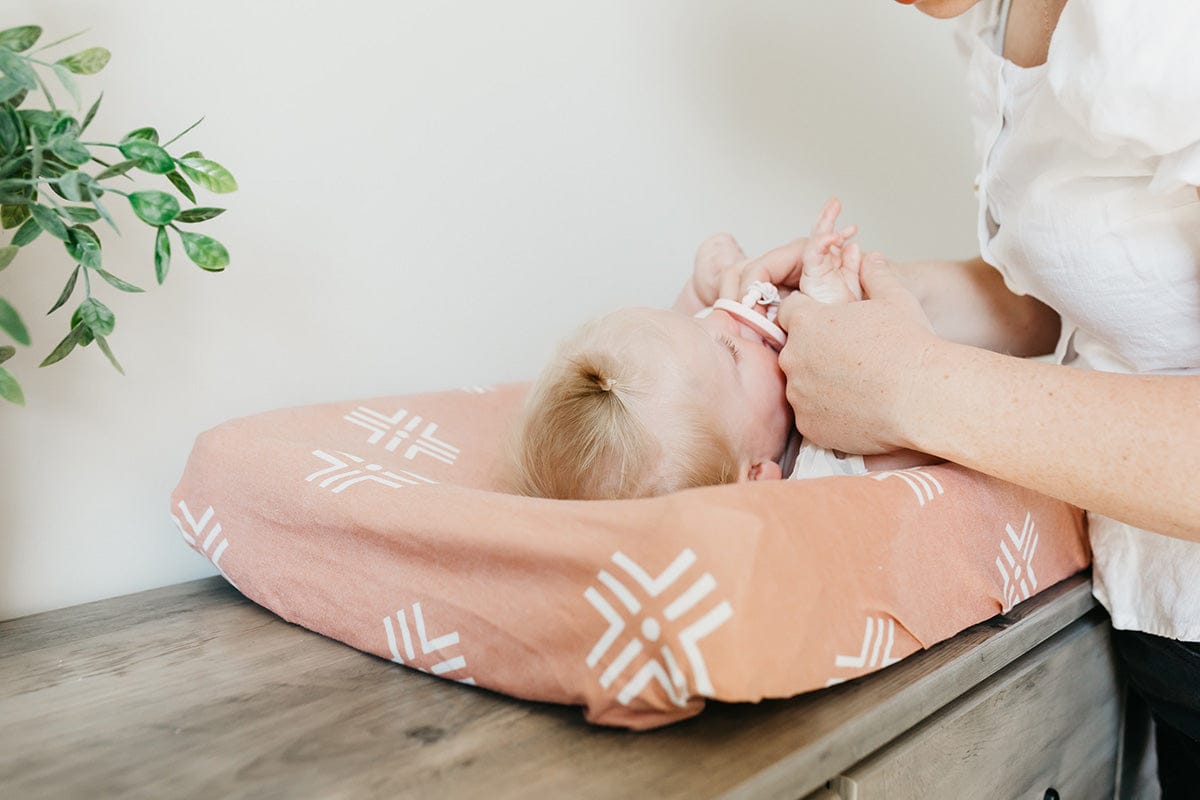 Copper Pearl Premium Knit Diaper Changing Pad Cover - Mesa