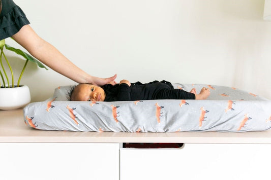 Copper Pearl Premium Knit Diaper Changing Pad Cover - Swift