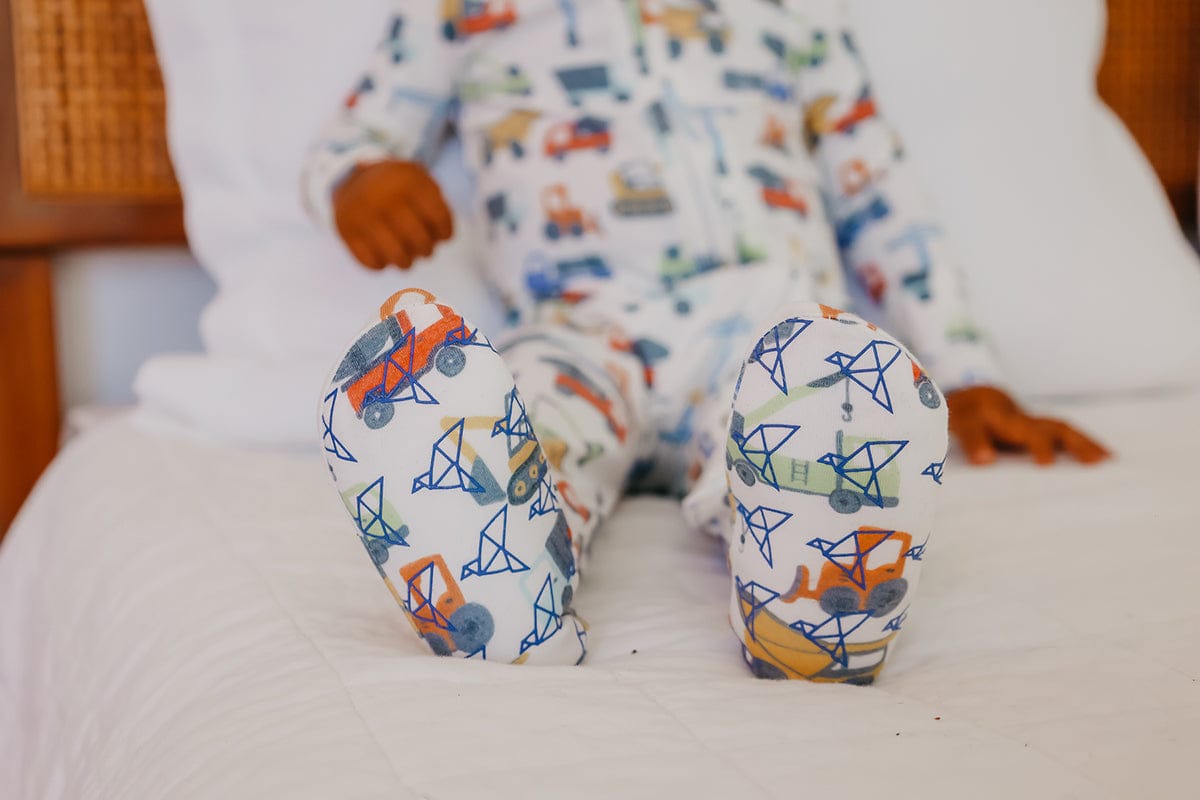 Copper Pearl Zip-up Footie - Diesel (3-6M) - X003QERK2T