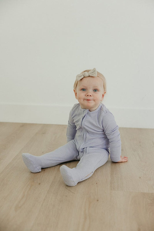 Copper Pearl Zip-up Footie - Periwinkle (18-24M) - X003V4NAOB