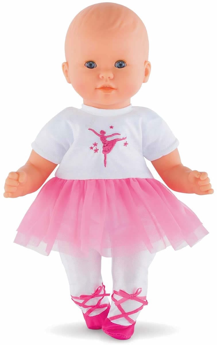 Corolle Ballerina Fuchsia Suit for 14" Baby Dolls - DMV83