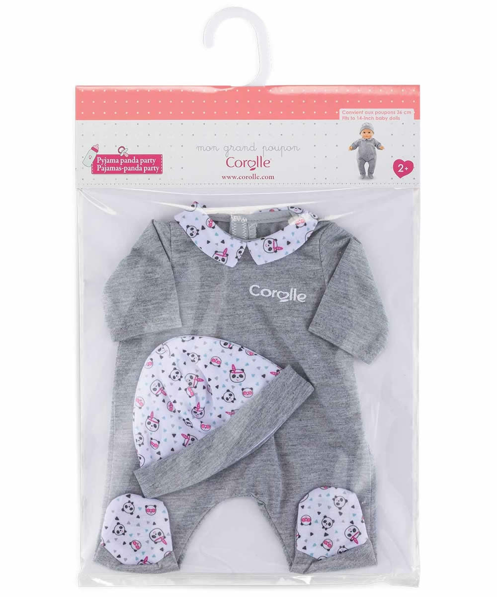 Corolle Panda Party Pajamas for 14" Baby Dolls - FPP30