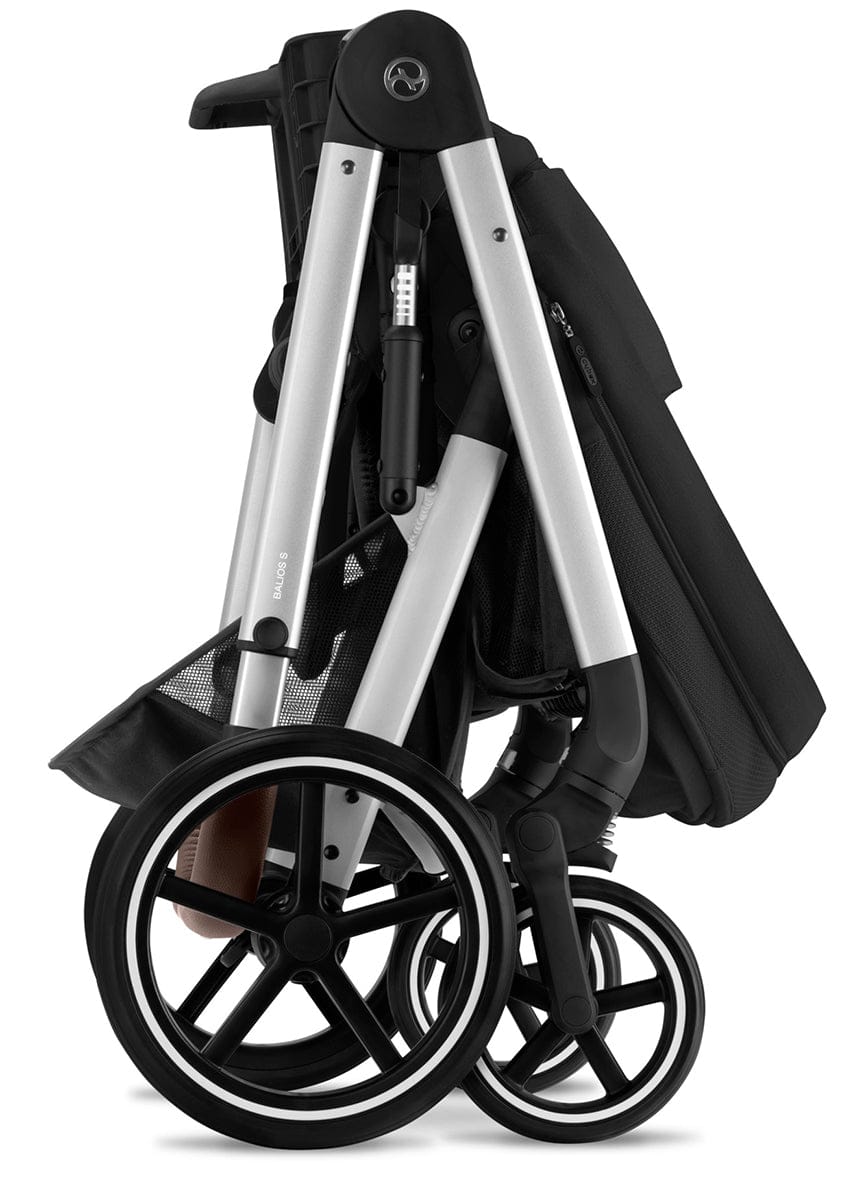 Cybex Balios S Lux 2 Stroller - Silver Frame / Moon Black - 522002393