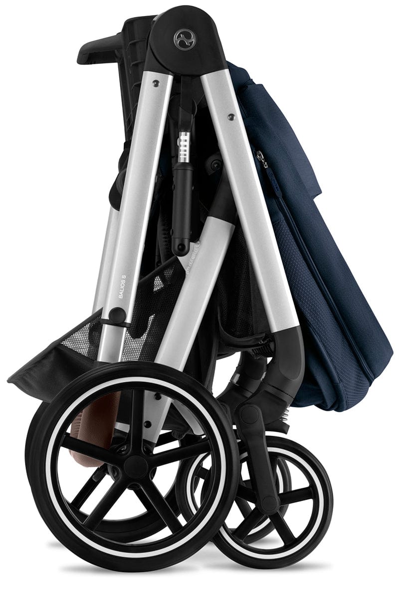 Cybex Balios S Lux 2 Stroller - Silver Frame / Ocean Blue - 522004809
