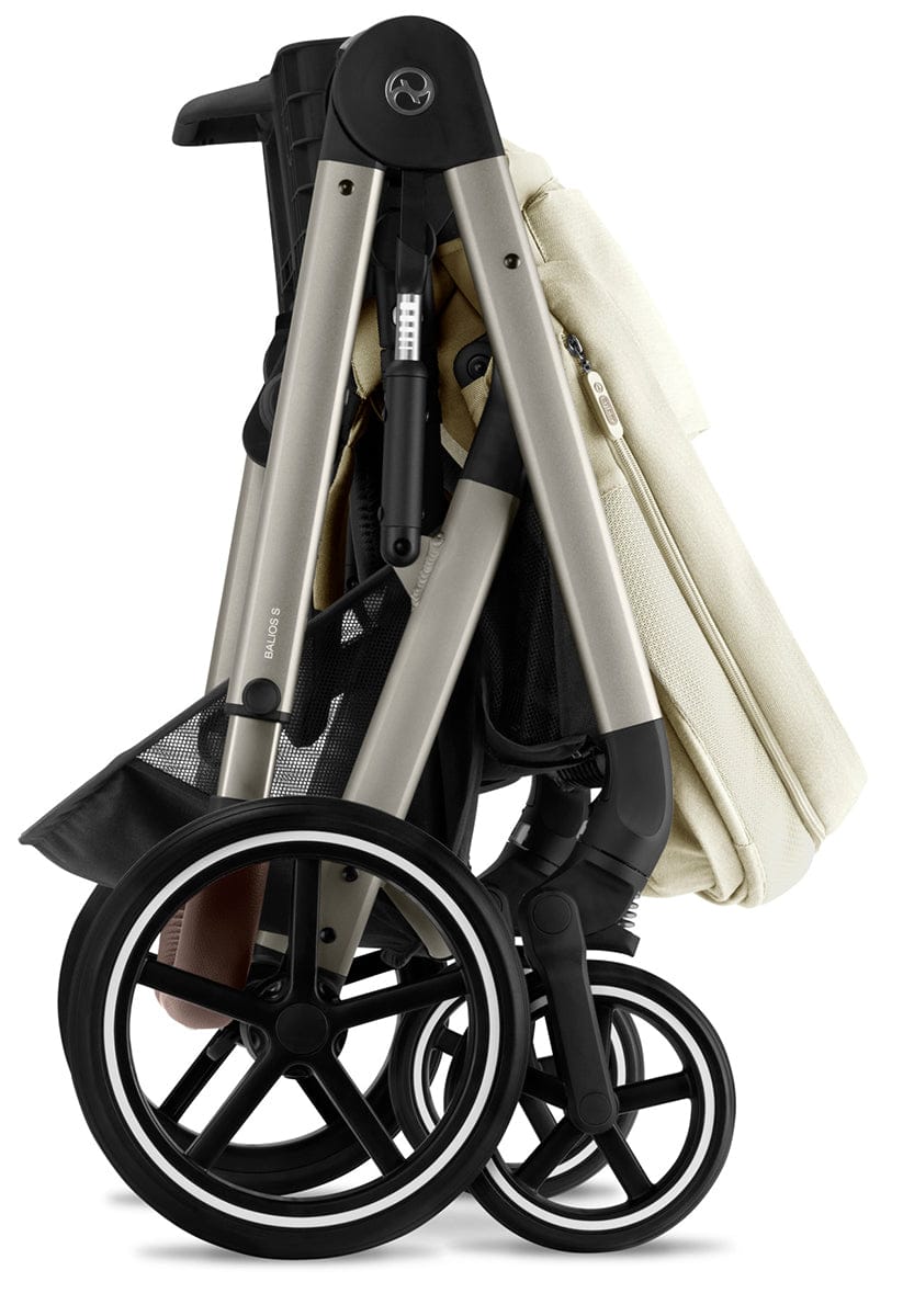 Cybex Balios S Lux 2 Stroller - Taupe Frame / Seashell Beige - 522004807