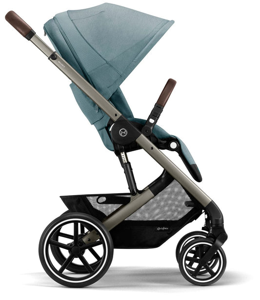 Cybex Balios S Lux 2 Stroller - Taupe Frame / Sky Blue - 522002399
