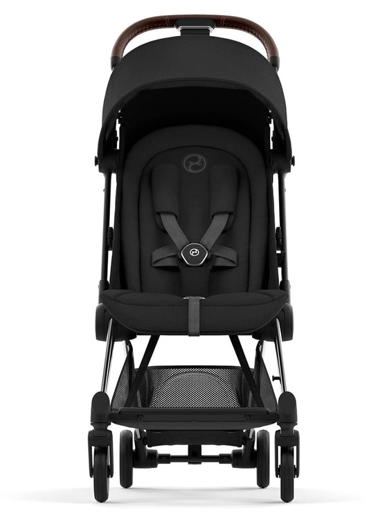Cybex COYA Compact Stroller - Chrome / Dark Brown / Sepia Black - 522004393