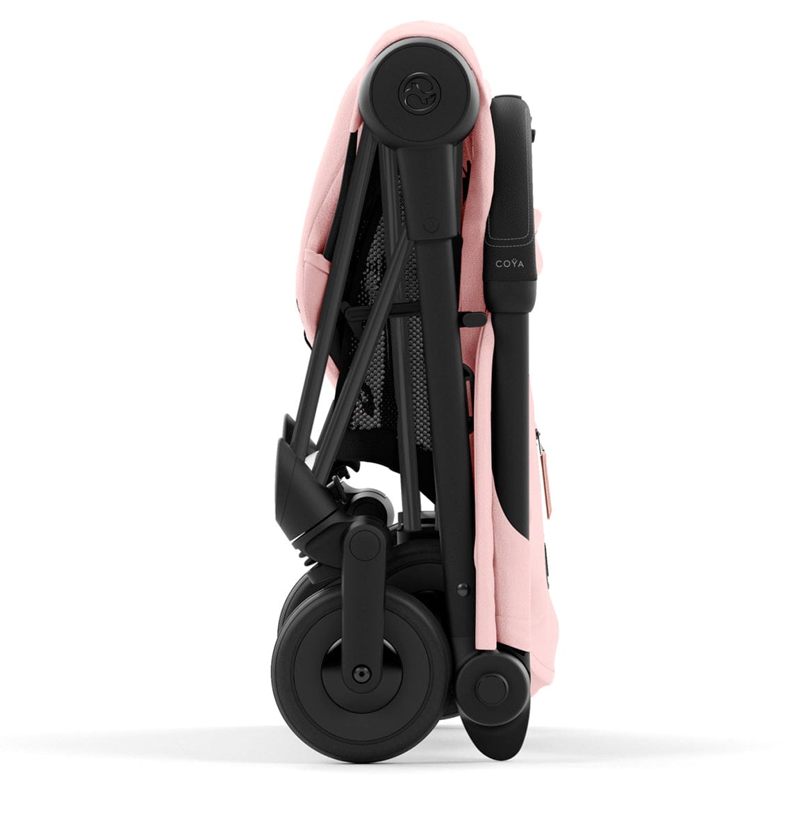 Cybex COYA Compact Stroller - Matte Black / Peach Pink - 522004353