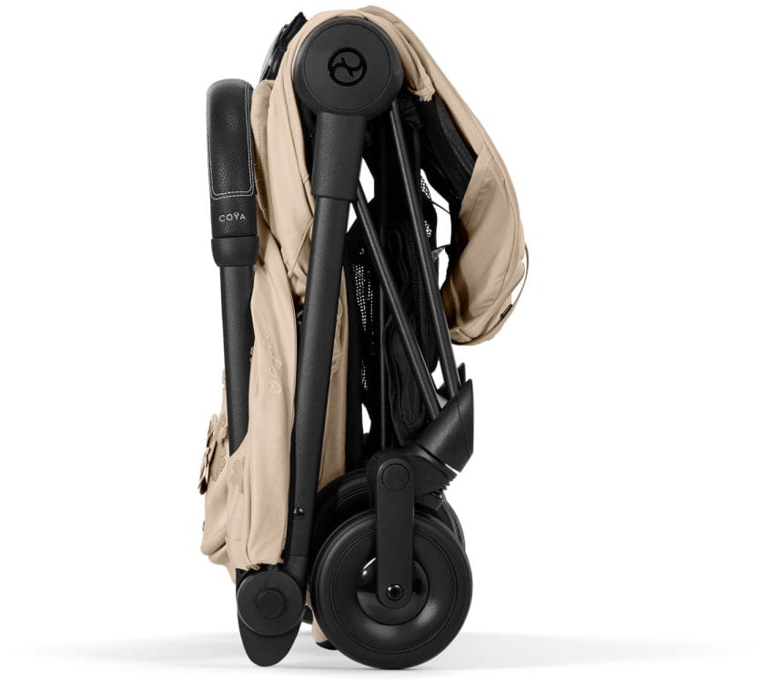Cybex COYA Compact Stroller - Simply Flowers - Beige / Matte Black - 522003159