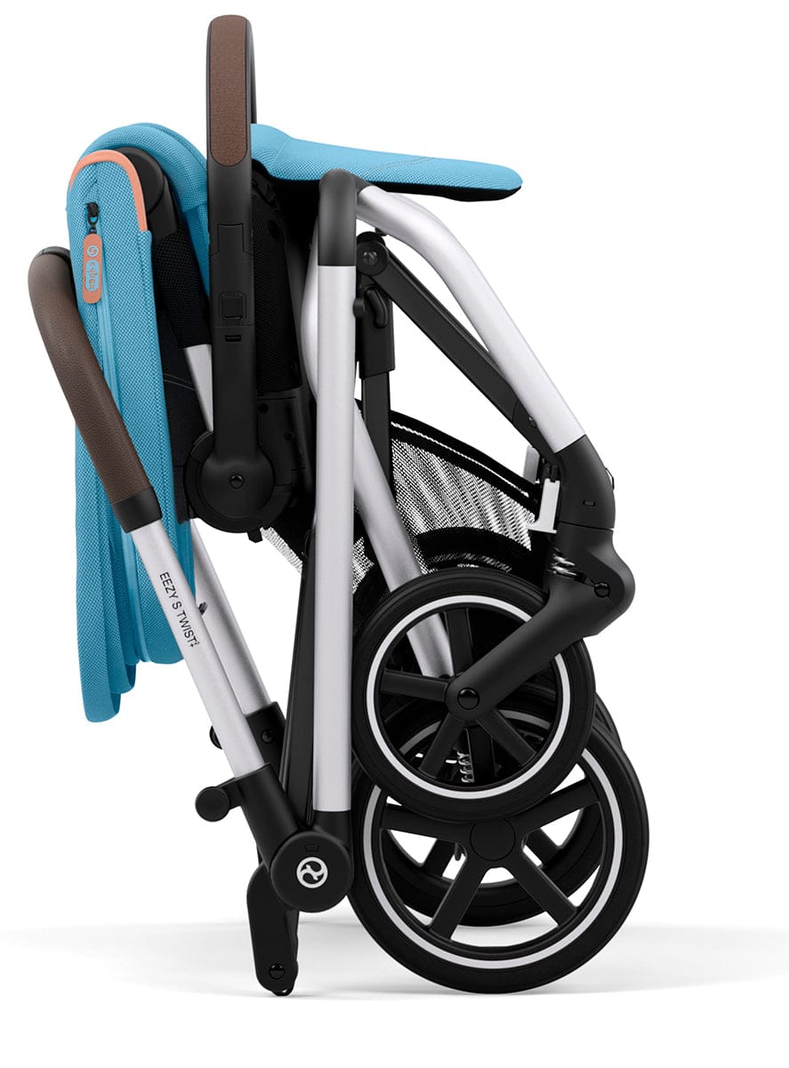 Cybex Eezy S Twist +2 V2 Compact Stroller - Beach Blue - 522001727