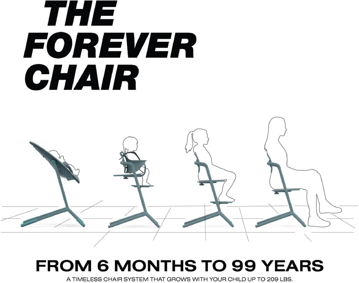 Cybex LEMO 2 High Chair 3-in-1 Set - Stone Blue - 521003581