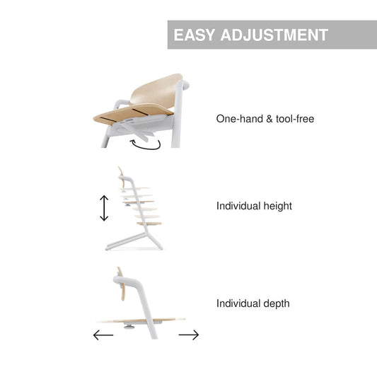 Cybex LEMO 2 High Chair - Sand White - 522002315