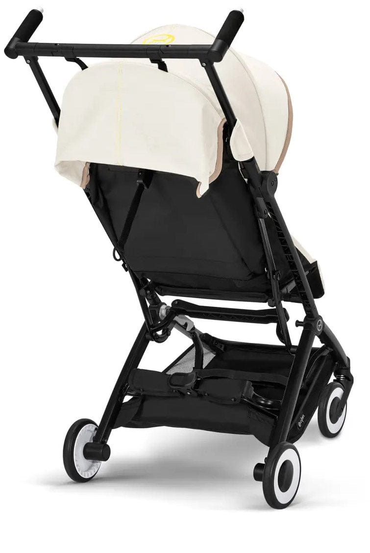 Cybex Libelle 2 Compact Stroller (with 1 Pull Harness) - Seashell White / Light Beige - 523001009