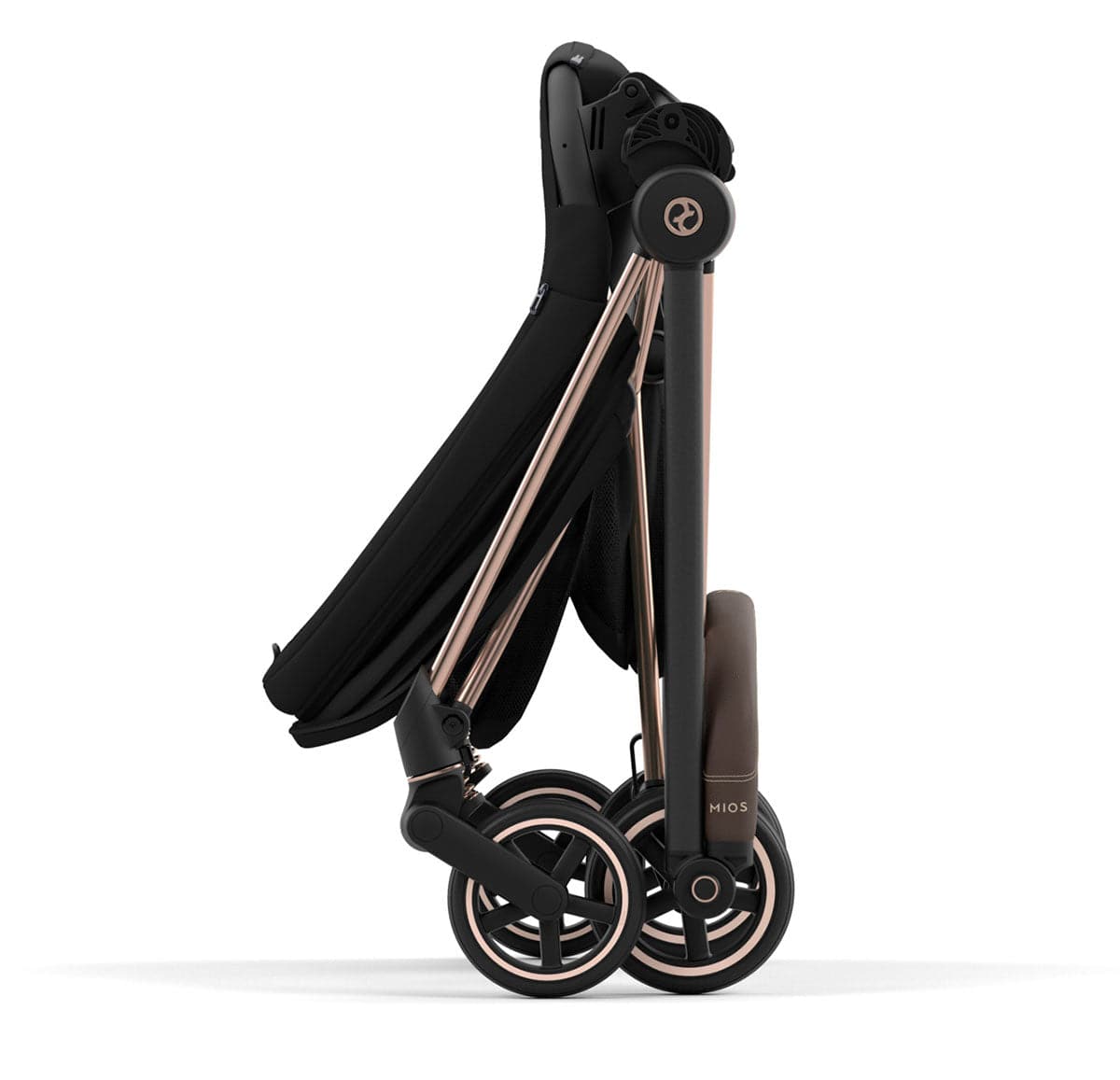 Cybex Mios 3 Stroller (One Box) - Rose Gold / Brown / Deep Black - 521004301
