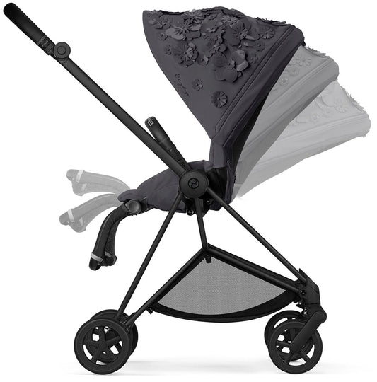 Cybex Mios 2 Complete Stroller Bundle - Simply Flowers - Dream Grey - 519003267-SF-GREY
