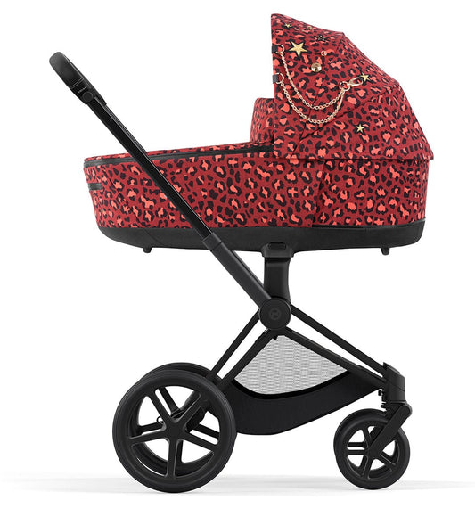 Cybex Priam 4 Complete Stroller with Lux Bassinet Bundle - Rockstar by Alec Voelkel - 521003937-B-ROCK