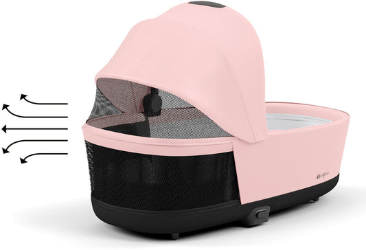 Cybex PRIAM 4 / ePriam 2 Lux Carry Cot - Peach Pink - 523000837