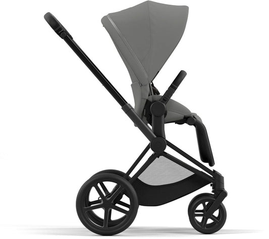 Cybex Priam 4 Stroller (One Box) - Matte Black / Black / Soho Grey - 521004121