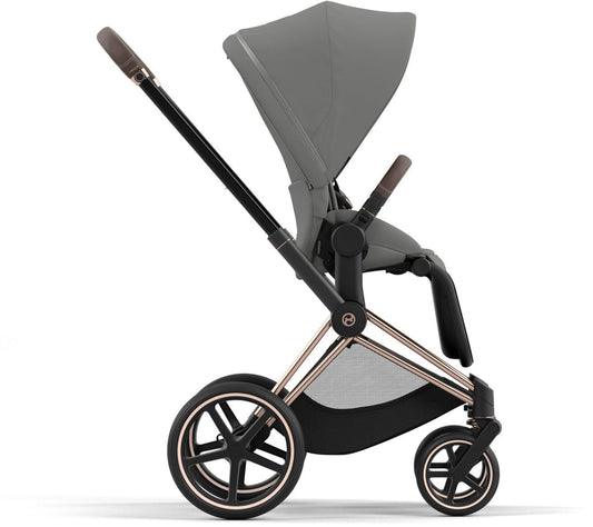 Cybex Priam 4 Stroller (One Box) - Rose Gold / Brown / Soho Grey - 521004137