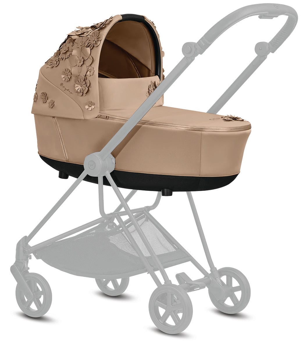 Cybex Priam Lux Carry Cot - Simply Flowers - Nude Beige - 521001349