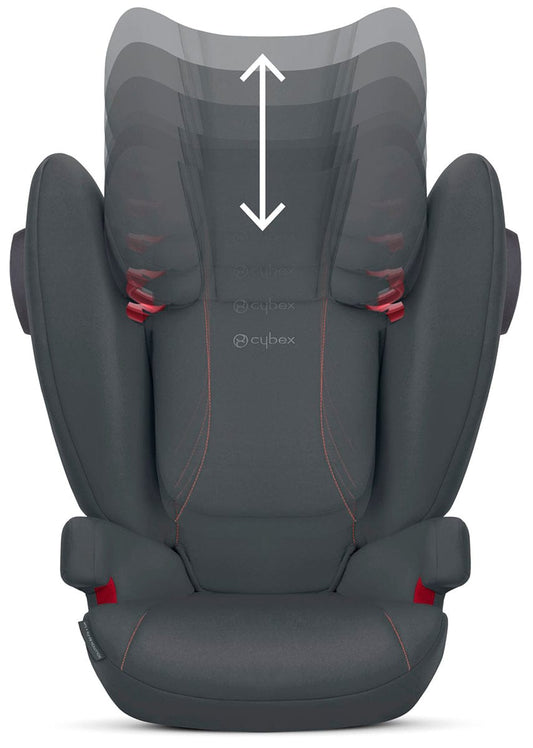 Cybex Solution B2-fix +Lux Booster Seat - Steel Grey - 521001653