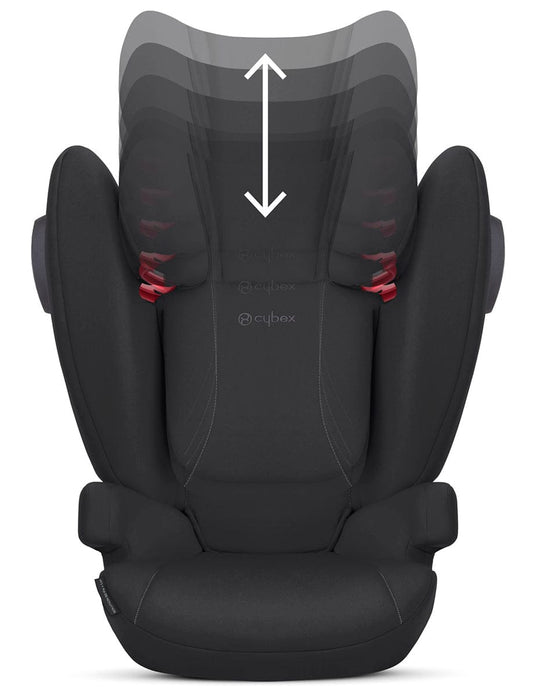 Cybex Solution B2-fix +Lux Booster Seat - Volcano Black - 521001649