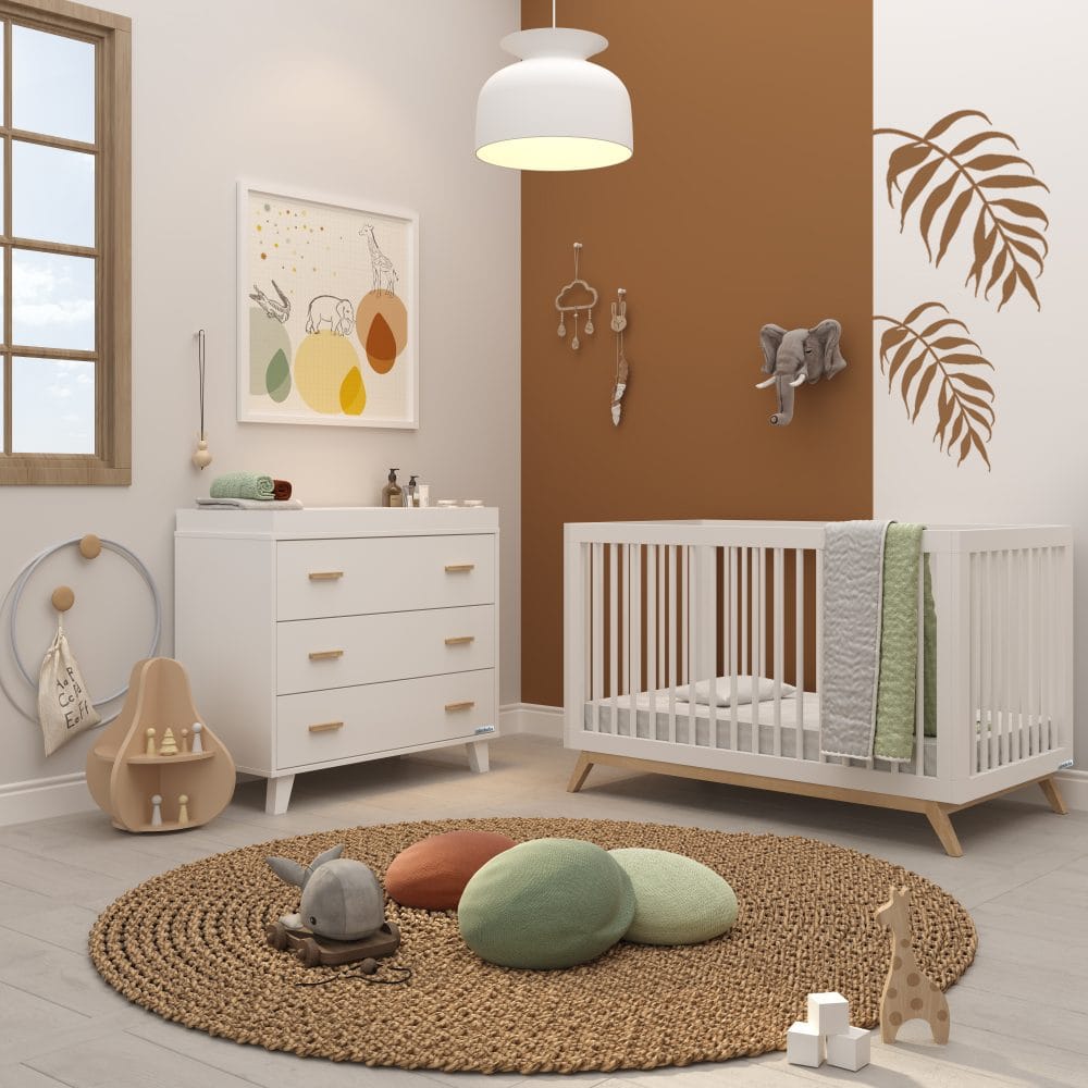 dadada Brooklyn 3-Drawer Dresser - All-White - 40601-DA