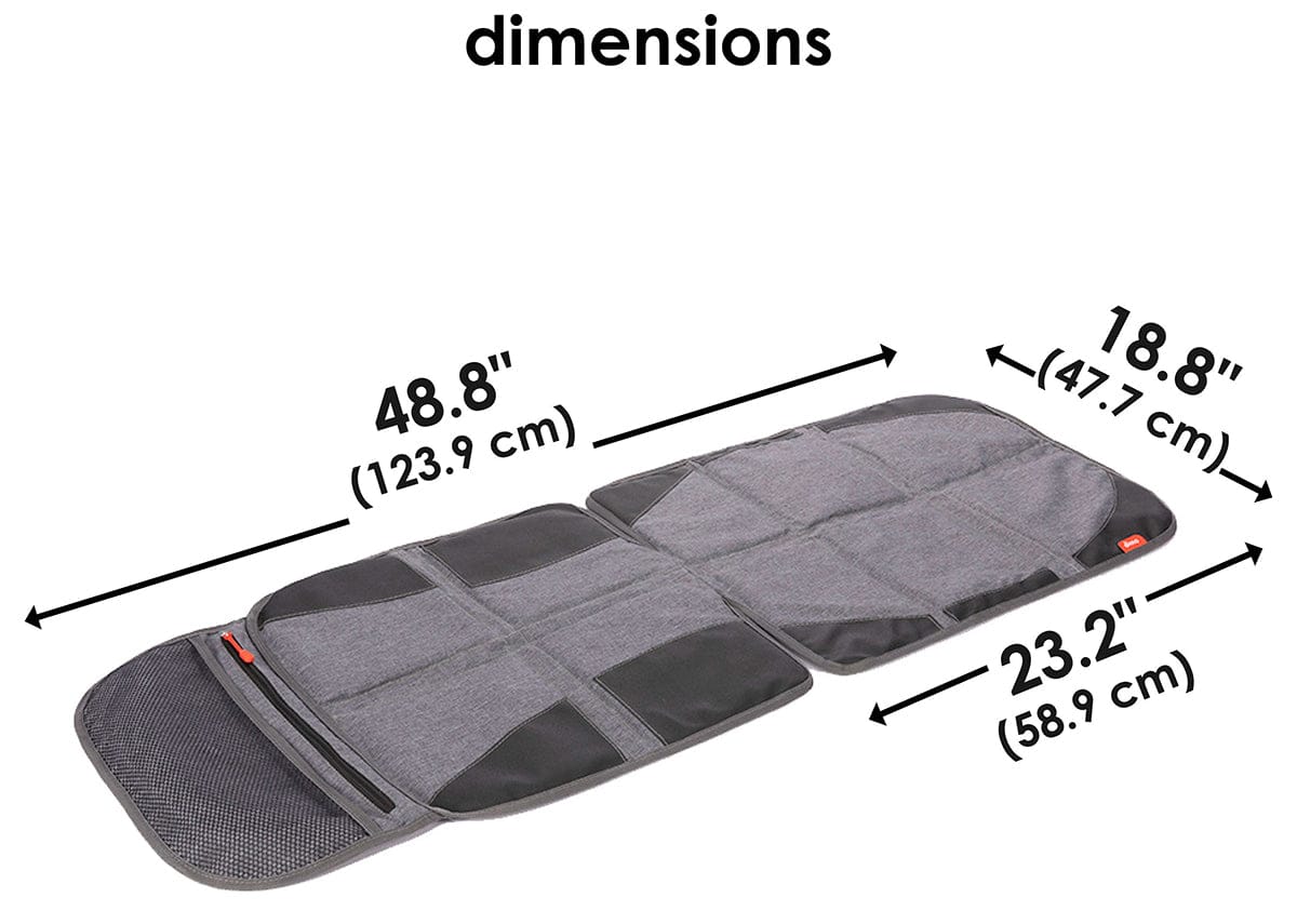 Diono Ultra Mat and Heat Sun Shield Car Seat Protector - 40240-GL-01
