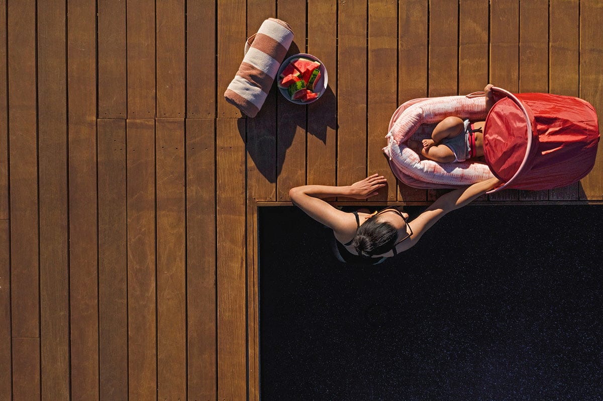 DockATot Deluxe+ Dock Infant Lounger - Ginger Shibori