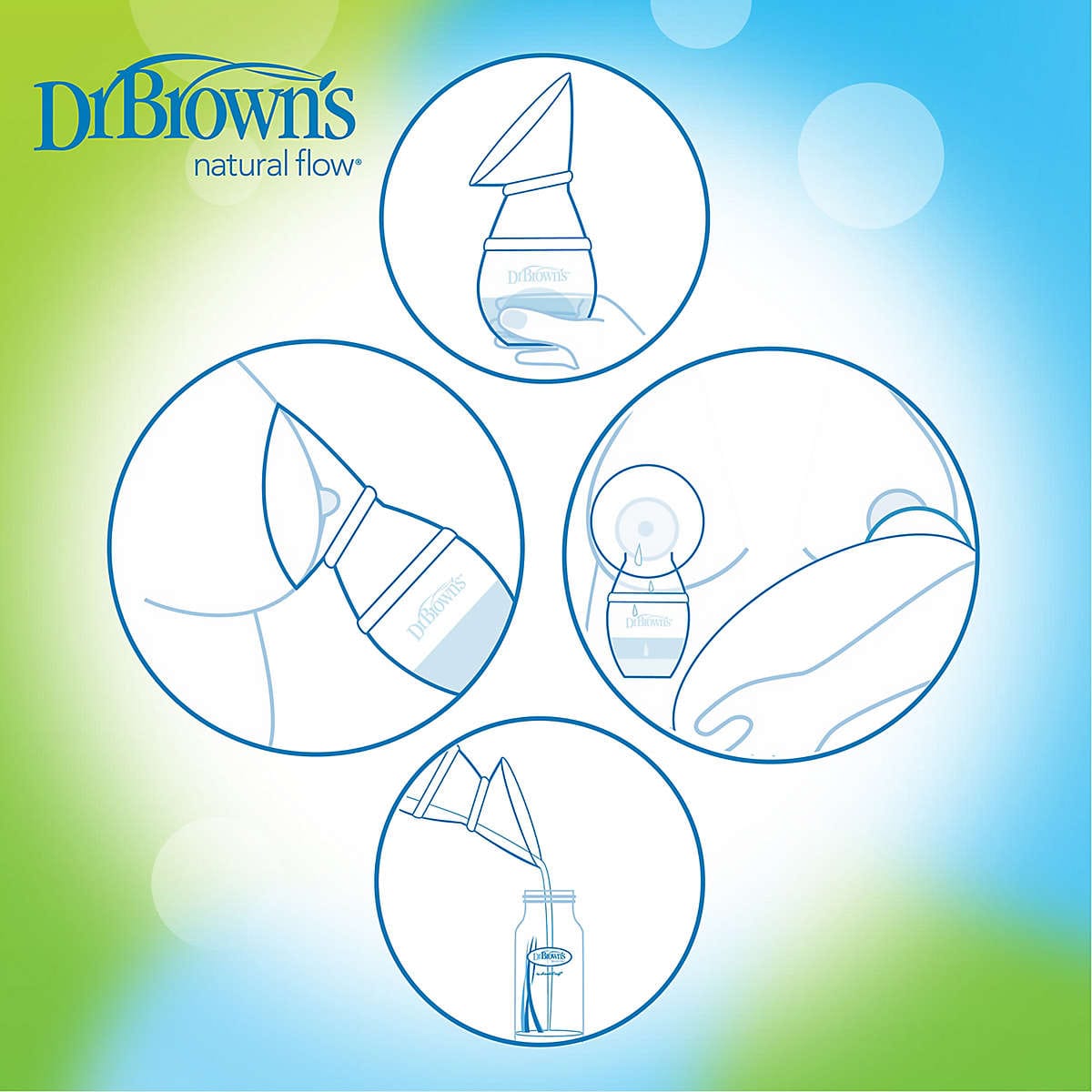 Dr. Brown's Silicone One-Piece Breast Pump - BF033