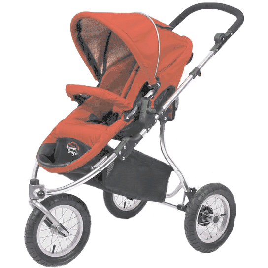 Dreamer Design Park Avenue Stroller in Red - 12PA07RD