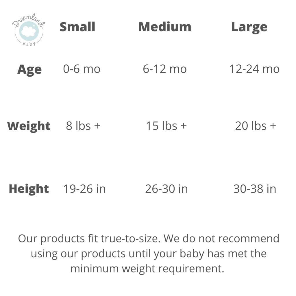 Dreamland Baby Dream Weighted Sleep Sack & Swaddle, 0-6 months - DBSM