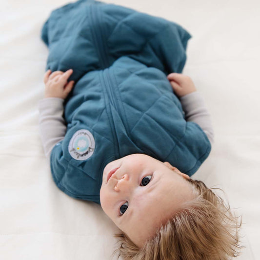 Dreamland Baby Dream Weighted Swaddle (Gen 2) - Ocean Blue, 0-6 months - DBSWAD-BLUE-FALL
