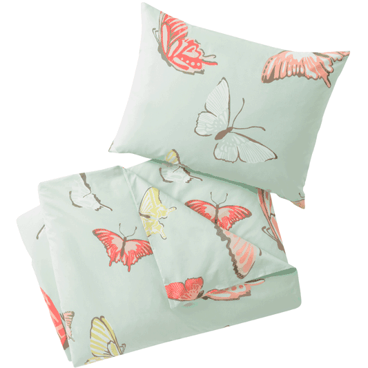 DwellStudio Butterfly Robin's Egg Twin Duvet Set - K1020-108-18