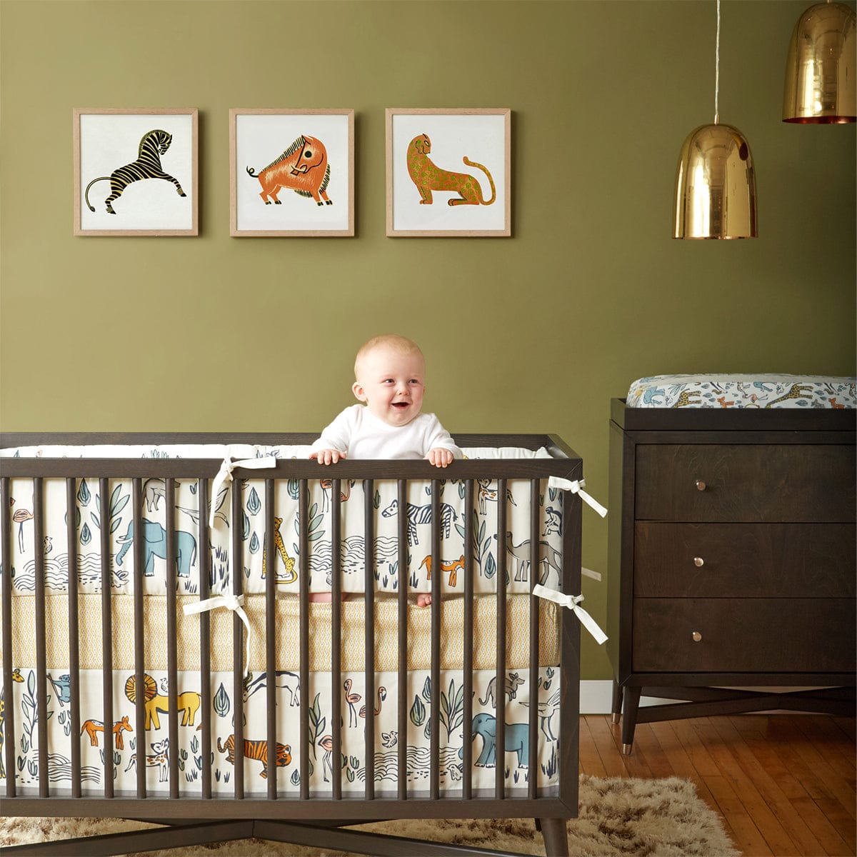 DwellStudio Safari Crib Bumper - B521-116-00