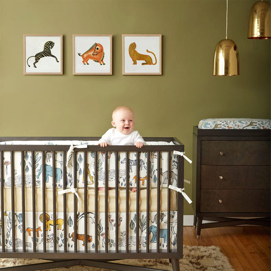 DwellStudio Safari Crib Bumper - B521-116-00