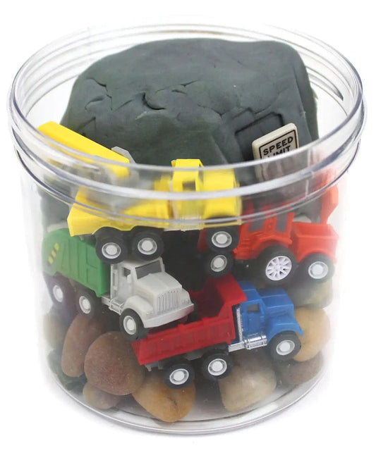 Earth Grown KidDoughs Play Dough-To-Go Jar - Transportation (Scented) - TRANSDTGKS