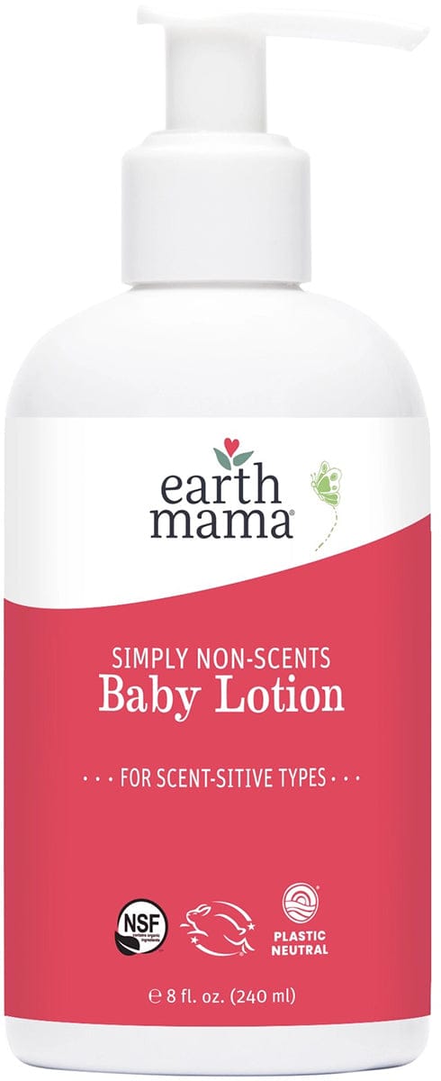 Earth Mama Non-Scents Super Stars Baby Wash and Lotion Bundle