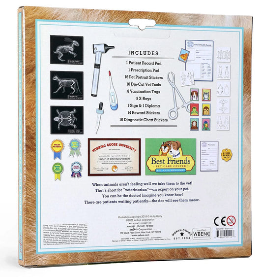 eeBoo Pretend Play Set - Veterinarian - IMPVE2