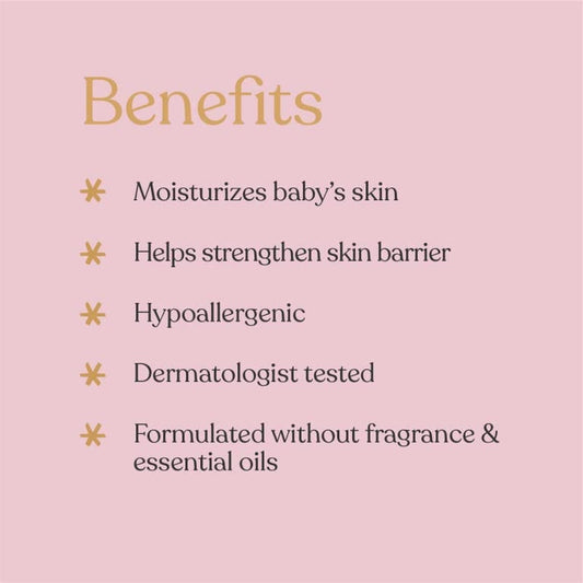 EllaOla Hydrating Baby Lotion, Fragrance Free