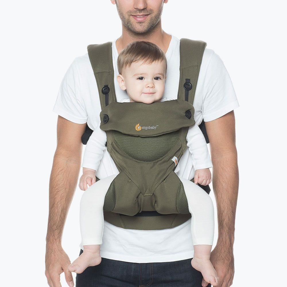 Ergobaby 360 Four Position Baby Carrier - Cool Air - Khaki Green